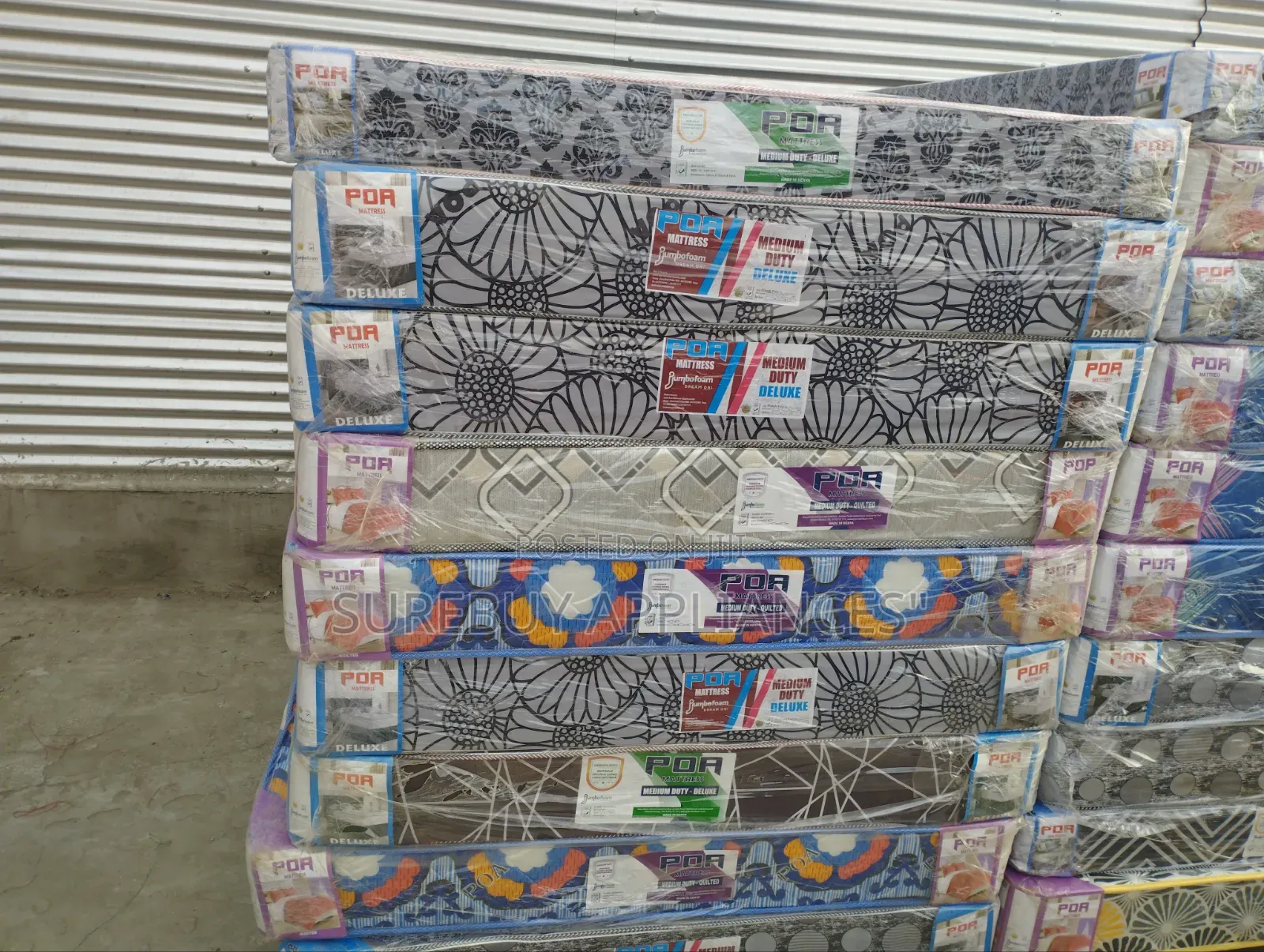 5 by 6 8 Inch Quilted Jumbo Poa Mattress