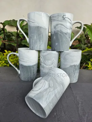 High Quality Gray Mug New 6pcs