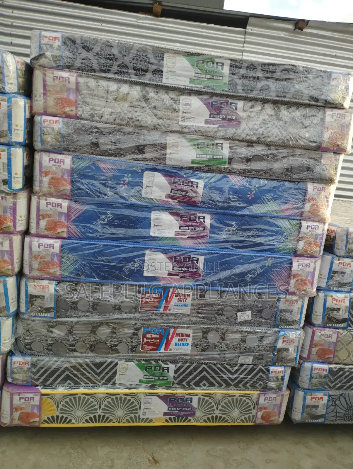 5 by 6 8 Inch Thick Quilted Mattress Jumbo Poa Vitafoam