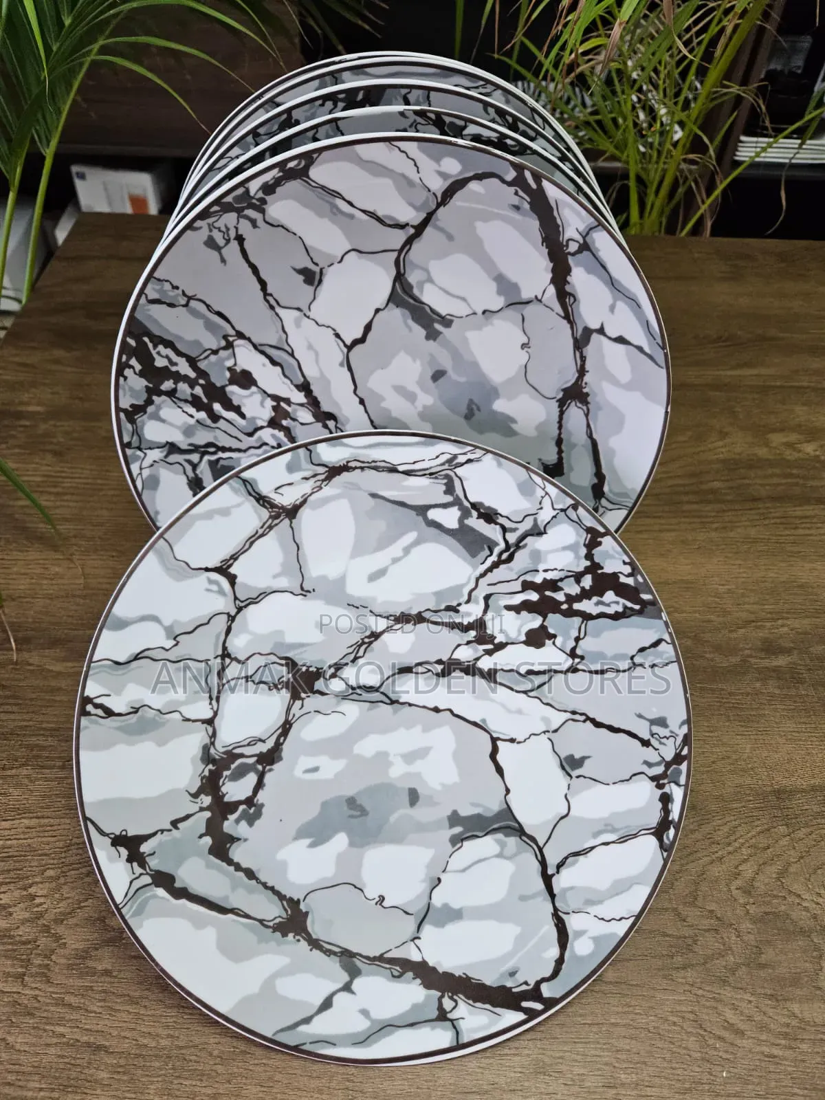High Quality Ceramic Dinner Plate 6pcs at 1200