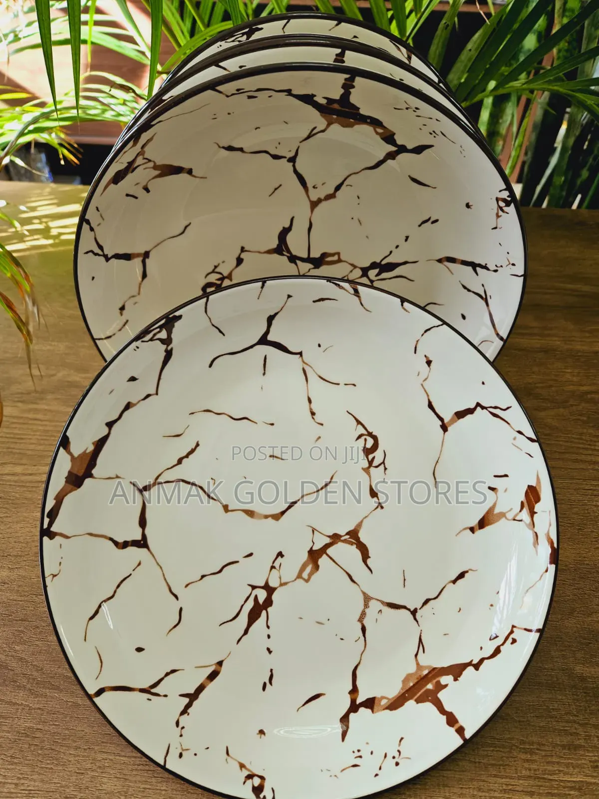 High Quality Ceramic Dinner Plate in Stock 6pcs at 1400