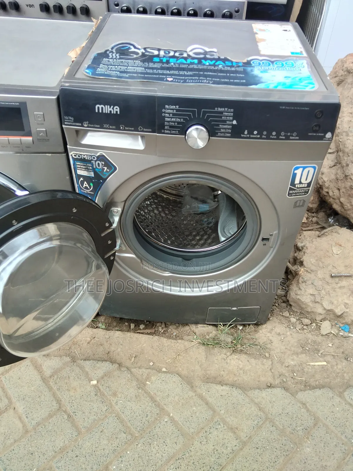 Mika 10/7 Kg Wash and Dry Washing Machine Front Load