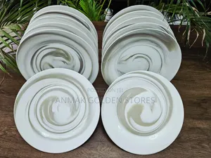 *High Quality Beautiful Ceramic Dinner Plates 6pcs at 1400*