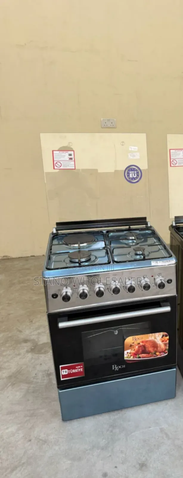 Turkey Roch 60*60 Standing Cooker Silver 