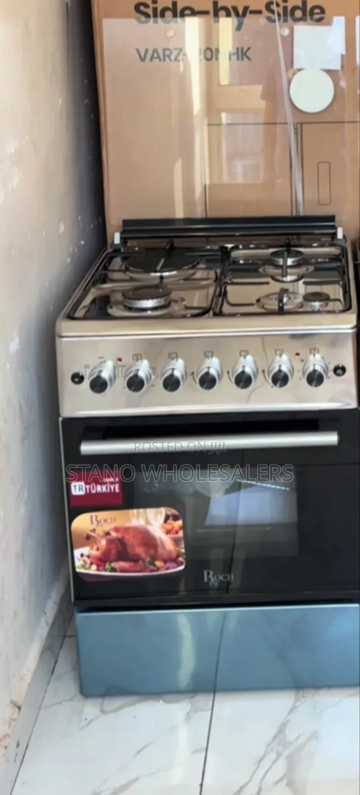 Turkey Roch 60*60 Standing Cooker Silver 