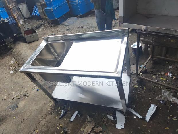Commercial Stainless Steel Single Bowl Sink