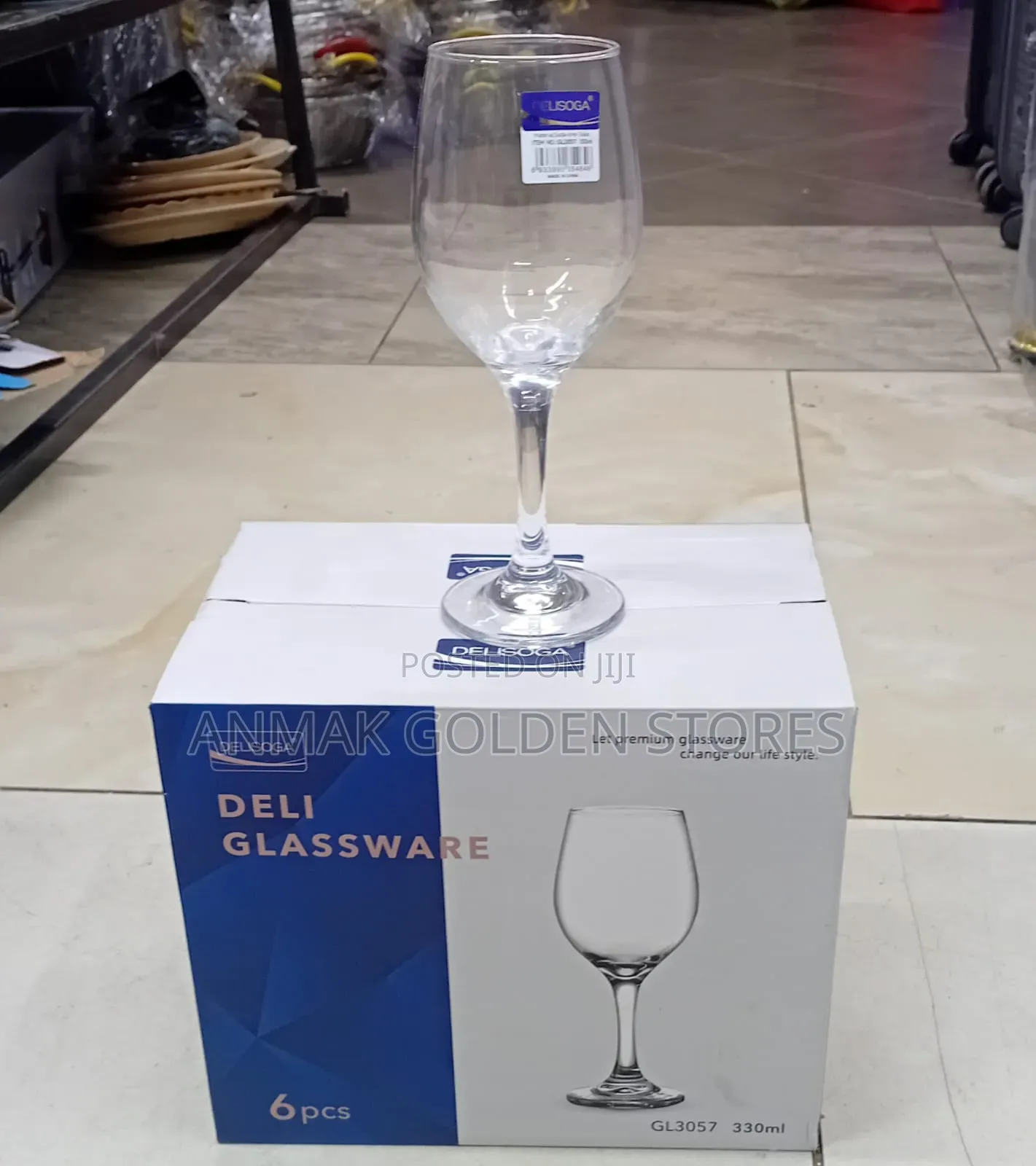 *Wine Glasses 6pcs at 800* Anmak