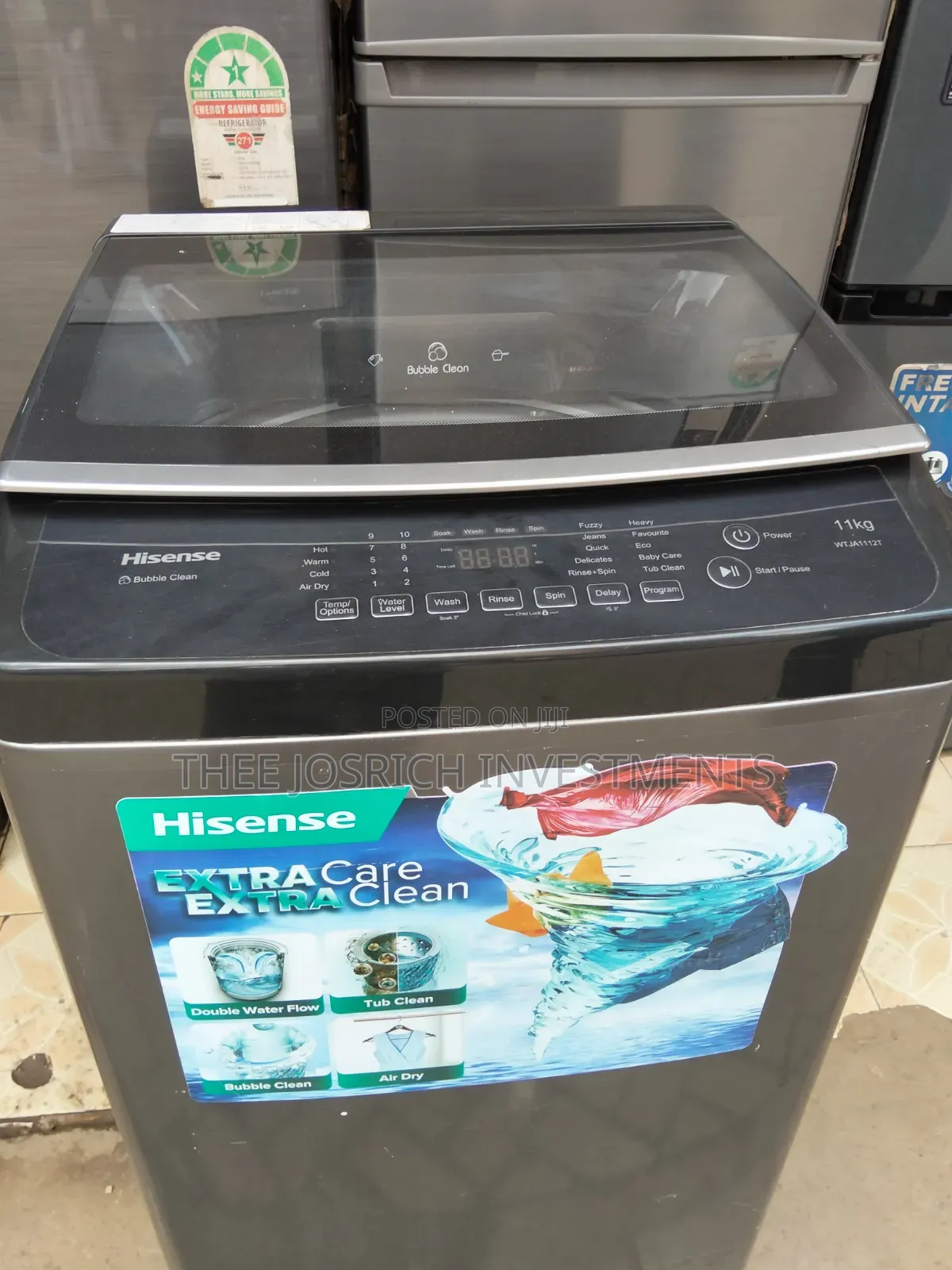 Hisense 11 Kg Top Load Fully Automatic Washing Machine