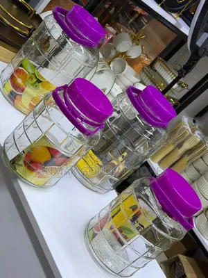 Large Capacity Glass Storage Jars 5L