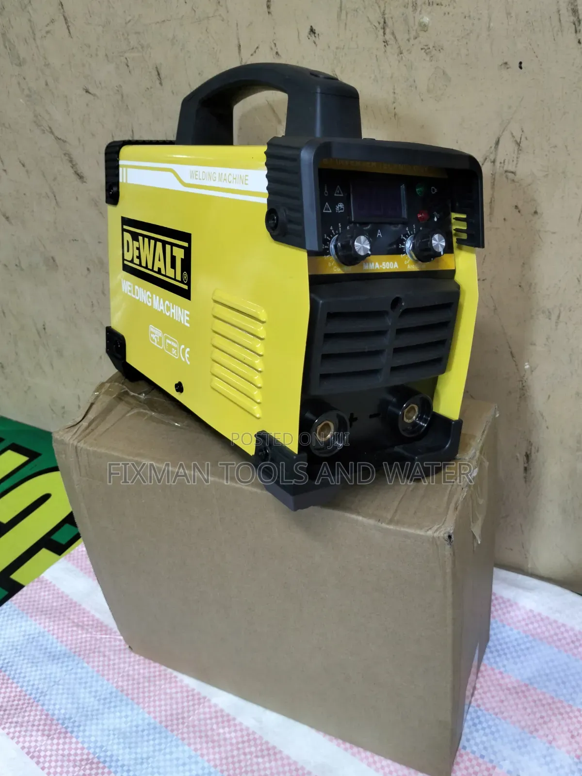 Powerful DEWALT WELDING MACHINE Mma500 Amps With Accessories Set