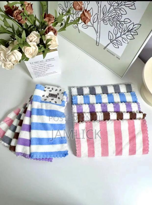 5pc Microfibre Kitchen Towels - Rb - thumbnail 2