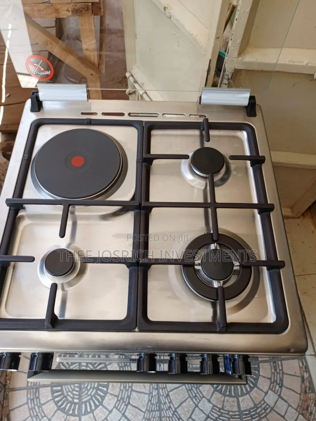 Simfer 3+1 Cooker Withwok Burner,gas Sensors,digital Timer,heavy Iron