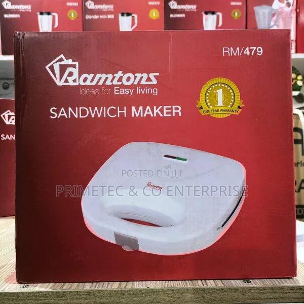 *Ramtons Sandwich Maker 2Slice White - thumbnail 3