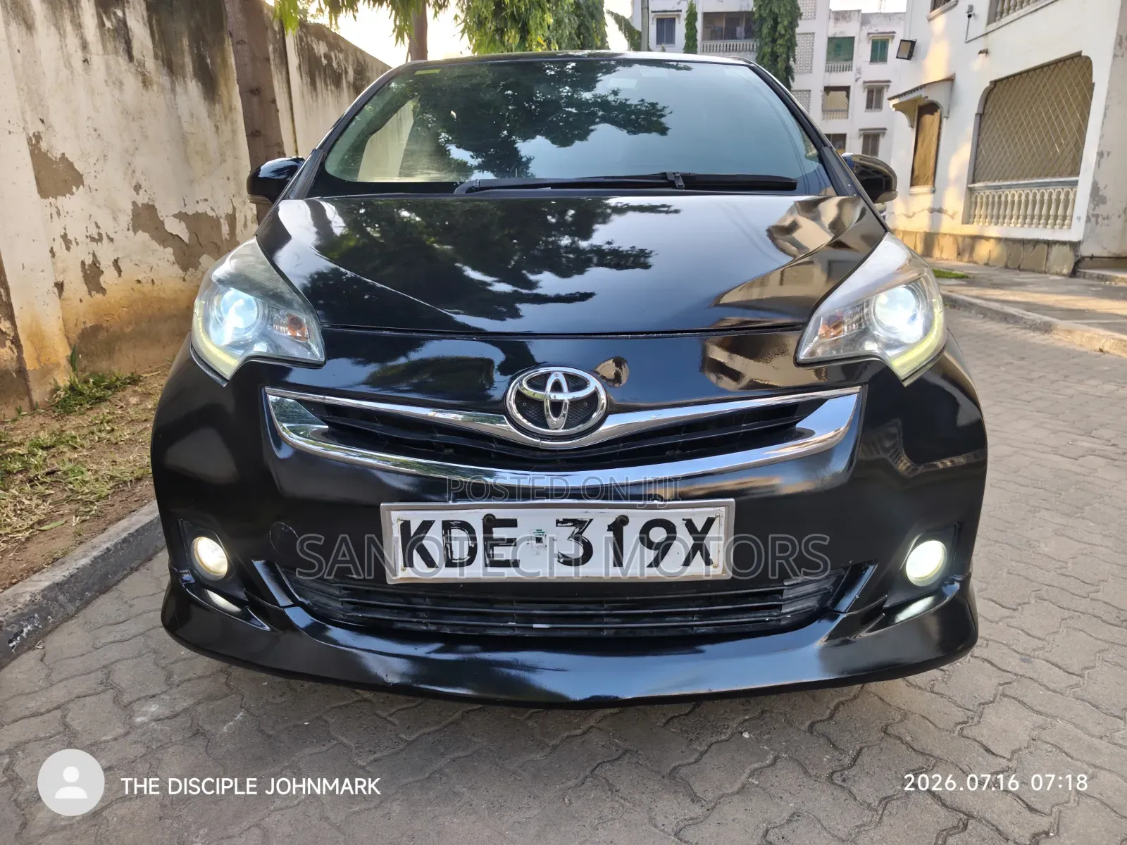 Toyota Ractis 2014 Black