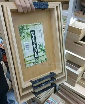 3pcs Multi-Functional Bamboo Food Storage Trays