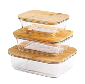 3in1 Snack Storage Box Set Wooden Top Lid Now Available