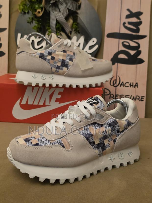 Louis Vuitton Run 55 Damier Suede Runner - main view