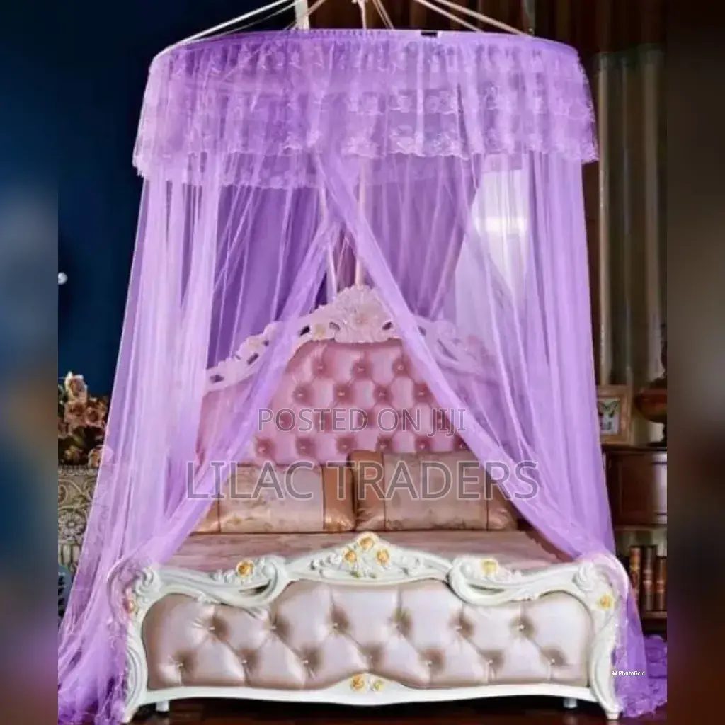 Premium Round Mosquito Net _ Purple All Size