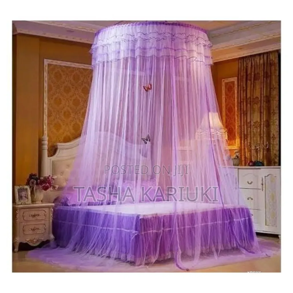Premium Round Mosquito Net _ Purple All Size