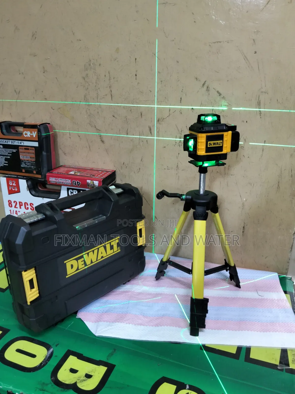 Top Design DEWALT LASER Level Set 16line for Tiles and Roofing Designs