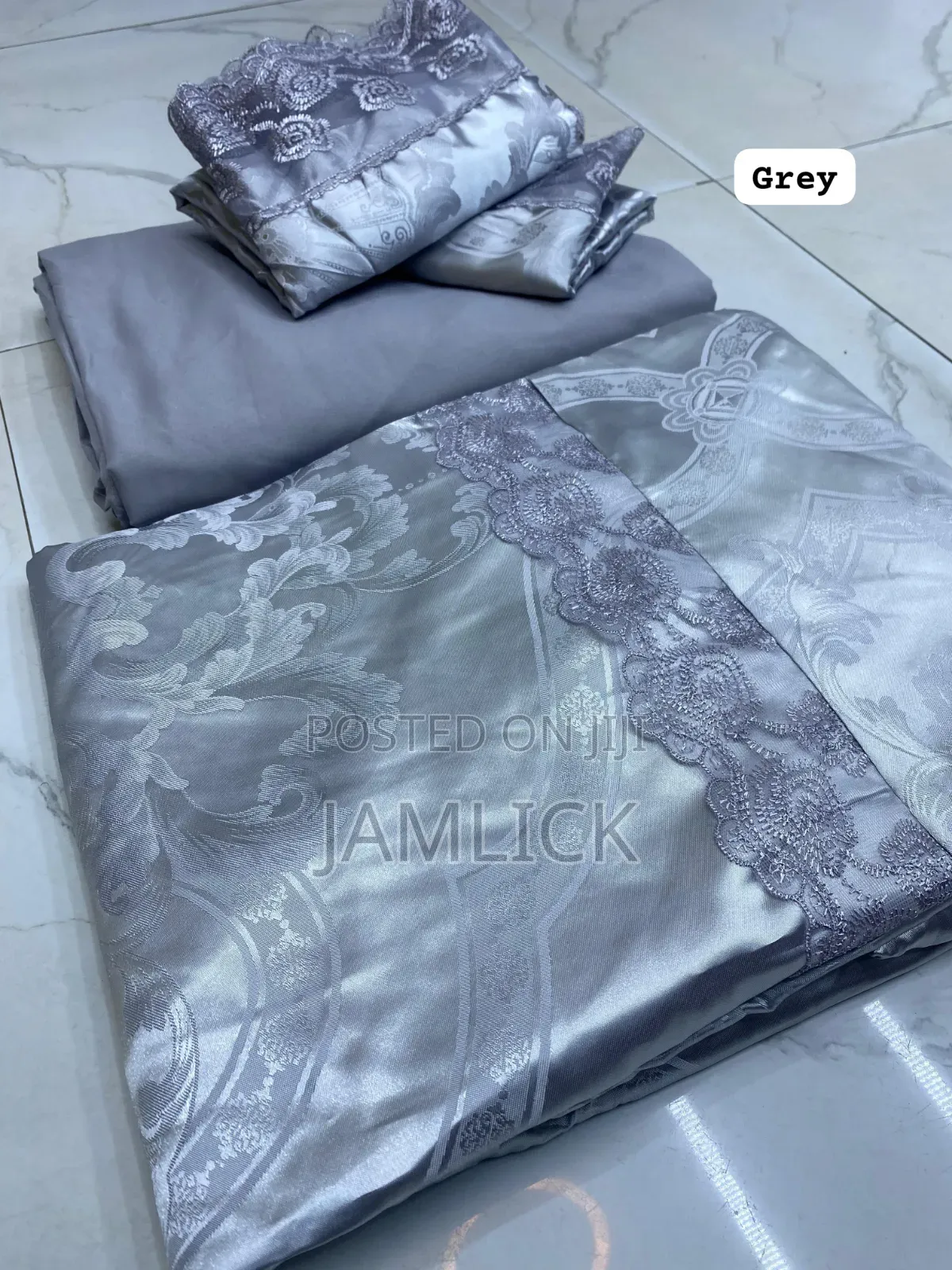 6×7 Silk Duvet Cover Set - Sl