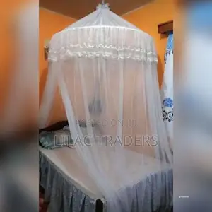 Free Size Round Mosquito Net _ Multicoloured