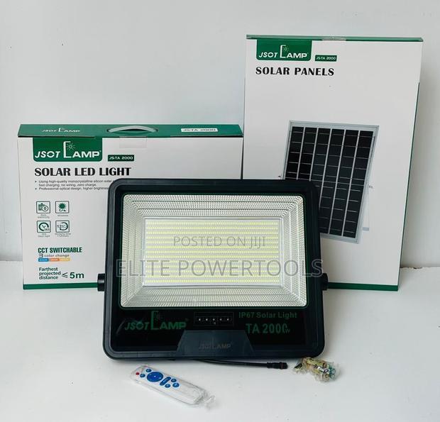 TA 2000W Solar LED Flood Light With Panel Remote