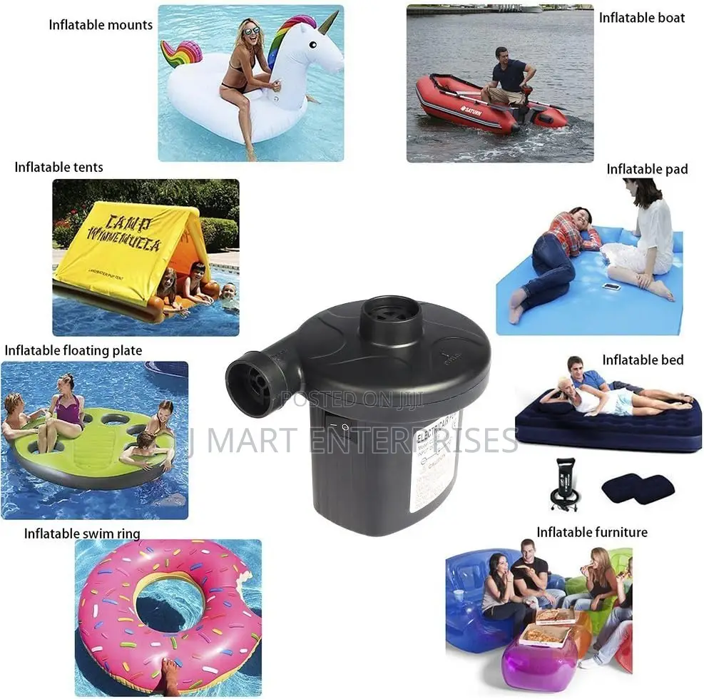 Electric Air Pump for Inflatables,Portable Quick-Fill Air Pump