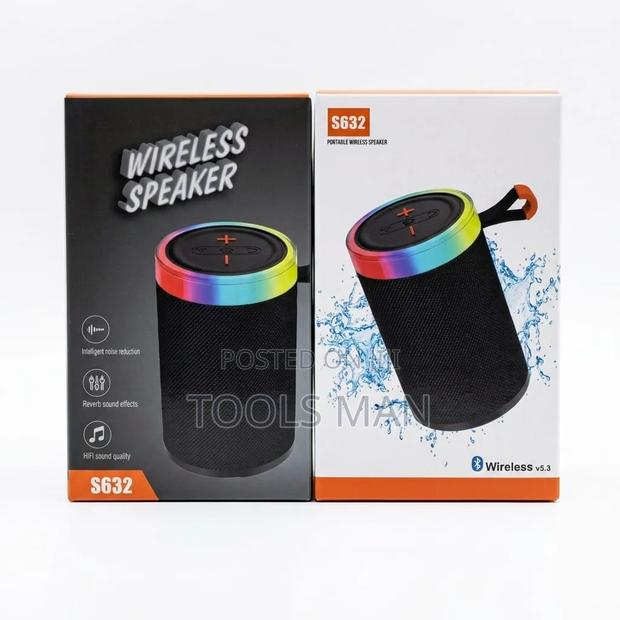 S632 Portable Wireless Bluetooth Speaker V5.3 With RGB Light.