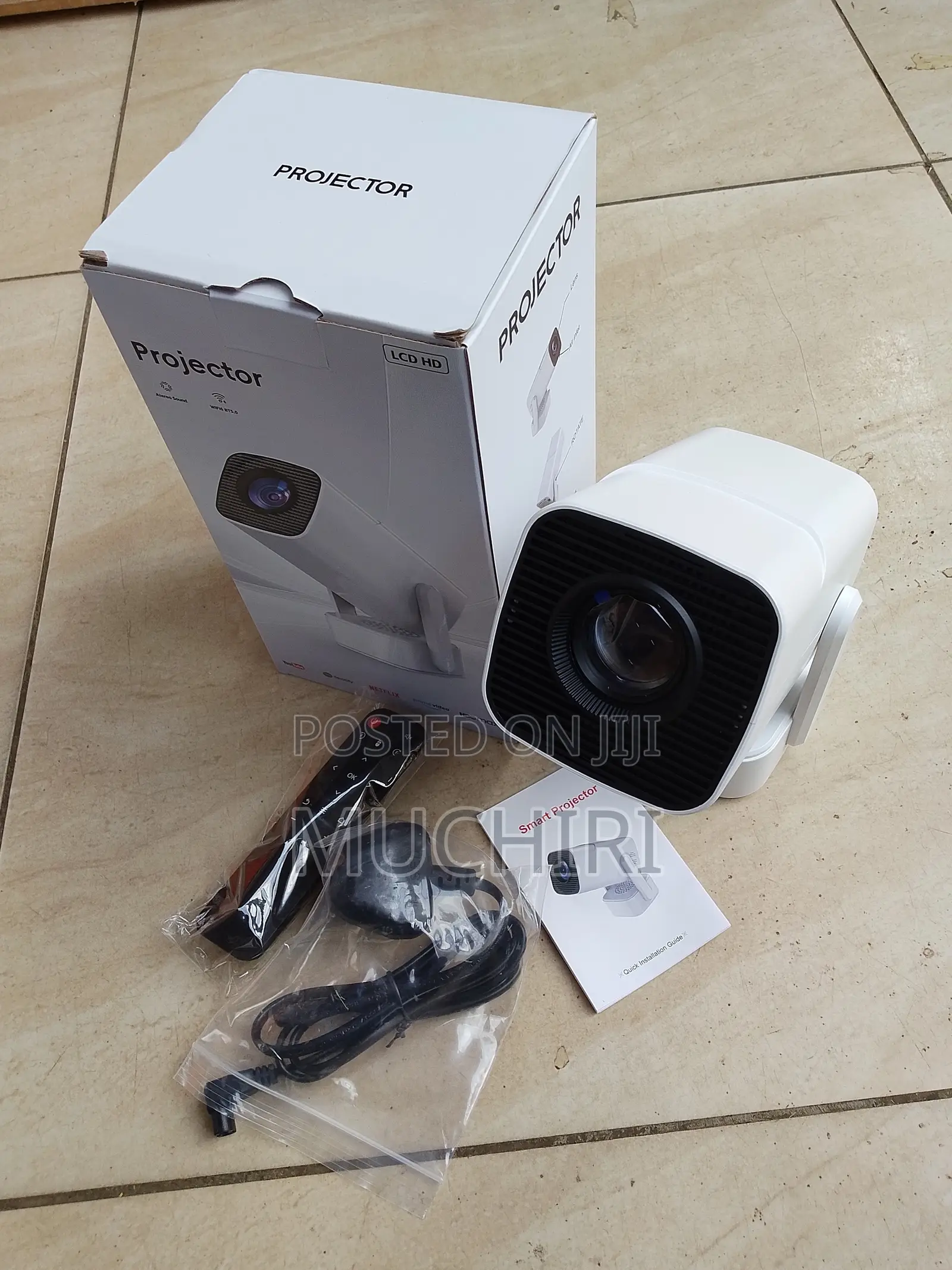 Smart Projector F800 Wifi Hd 1080p Speaker Portable Projector
