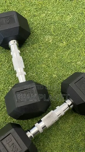 Anti-Roll Hex Dumbbells – Safe Easy Training