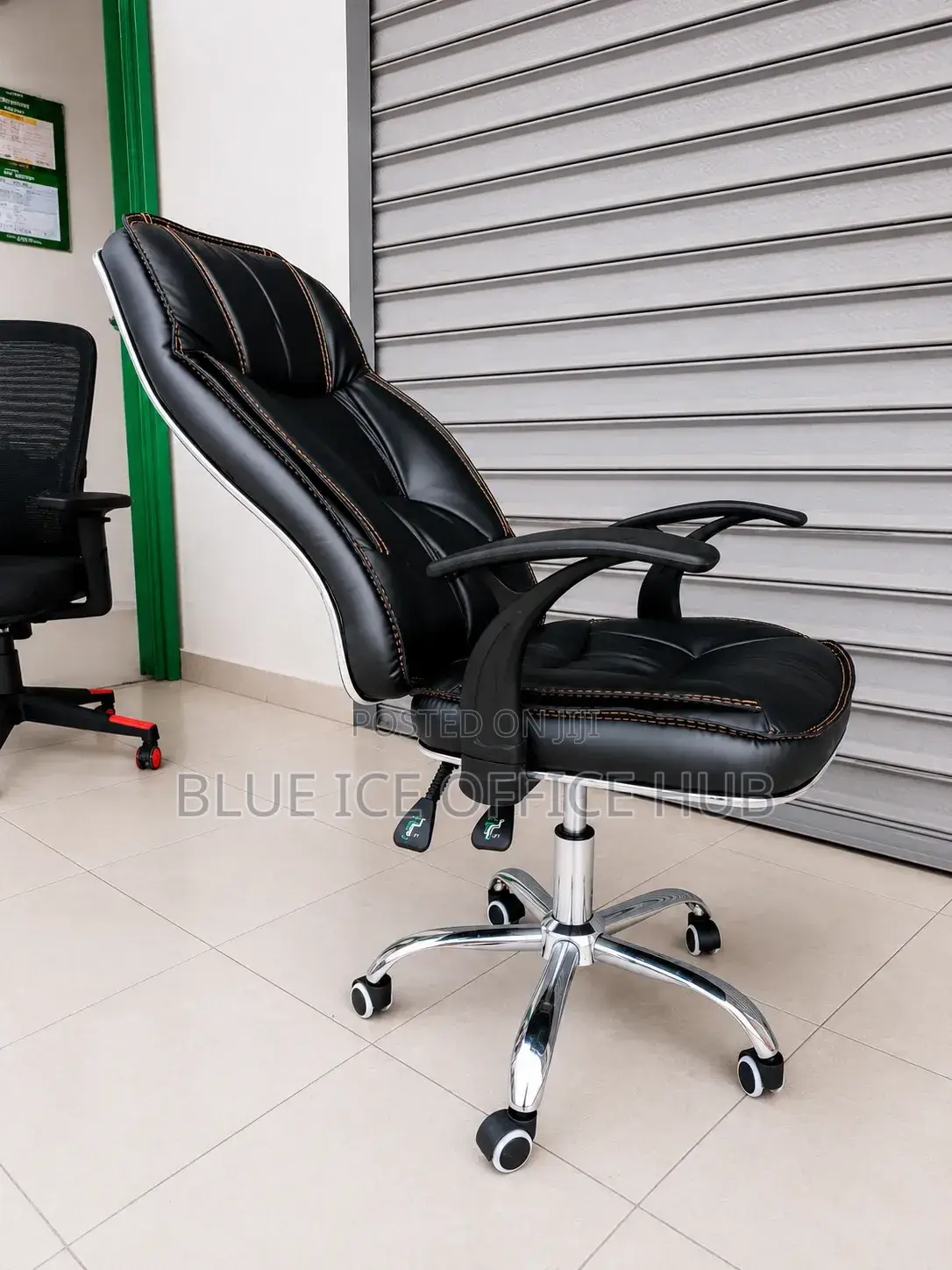 Reclining Leather Boss Office Chair