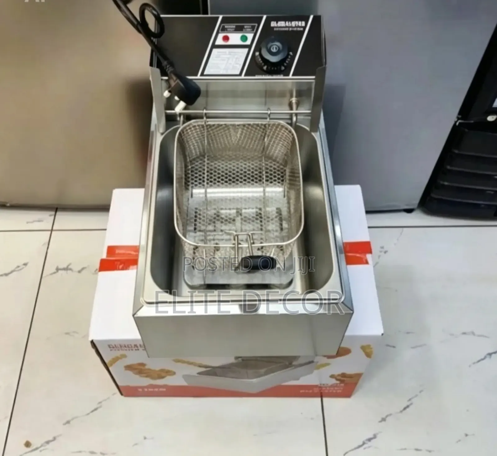 Globalstar 6L Single Tank Electric Deep Fryer – 2500W Commercial Fryer