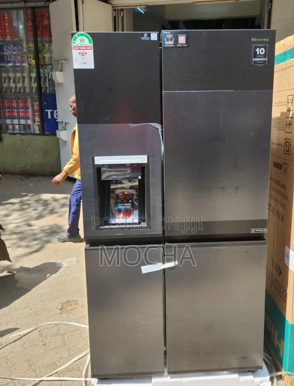 Hisense 628L No-Frost Fridge Infinite Side by Side REF668DR
