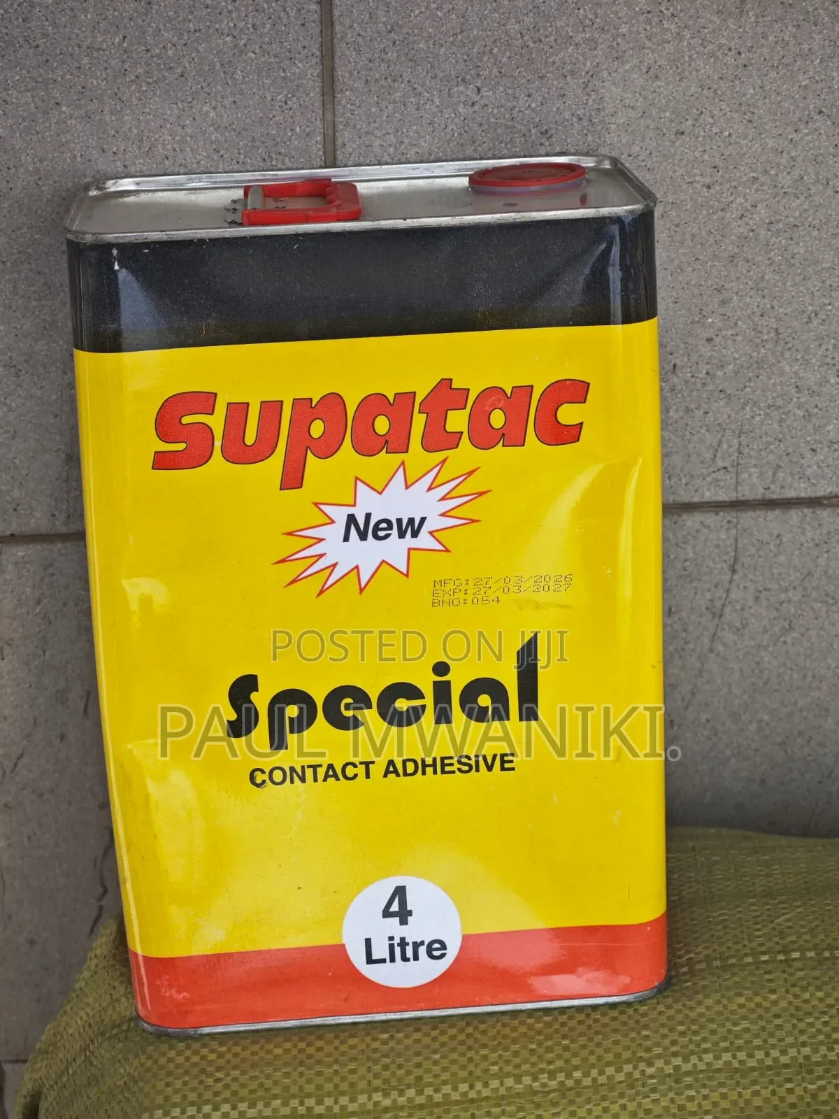 Supatac Special Contact Adhesive 4L – Heavy Duty Industrial Glue