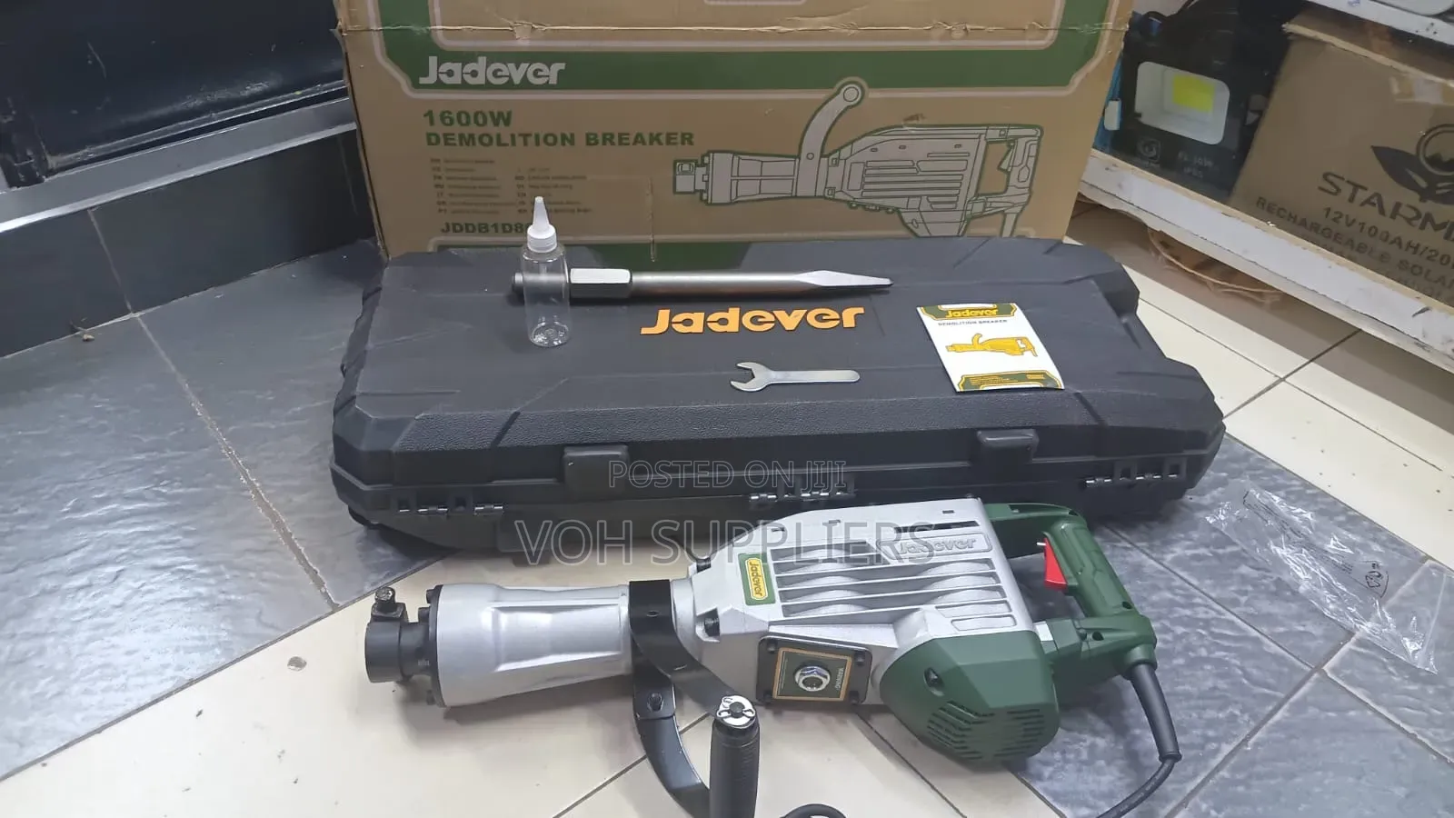 Jadever JDDB1D80 1600W Electric Demolition Breaker