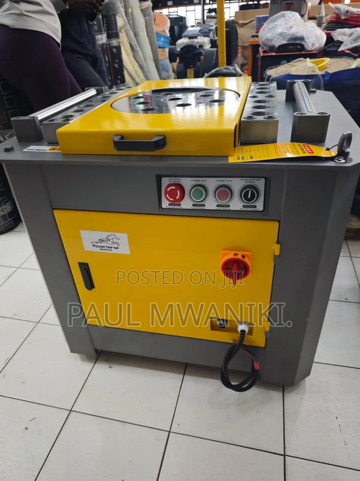 Powerhorse Automatic Rebar Bending Machine–Heavy Duty Steel Bar Bender