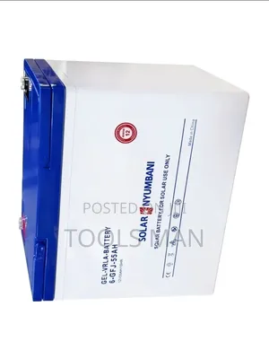 Solar Nyumbani 12V 55Ah Gel VRLA Solar Battery.