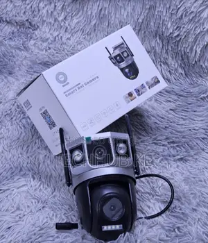2MP Dual-Lens Security Camera, 360° PTZ, H.265, WiFi, Night Vision