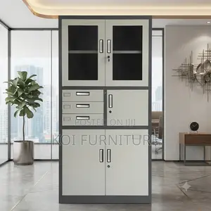 Office Cabinet; Executive Steel Filing Cabinet With Locks