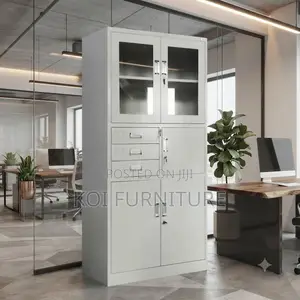 Office Cabinet; Executive Steel Filing Cabinet With Locks