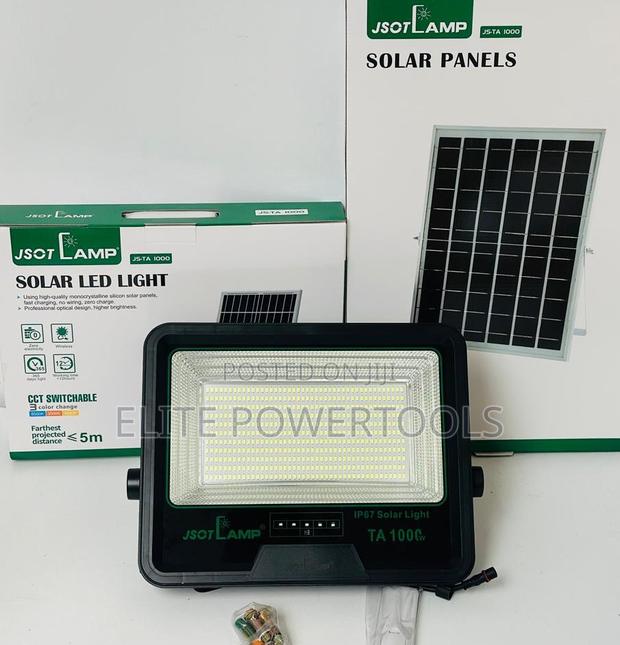 TA 1000W Solar LED Flood Light With Solar Panel Remote