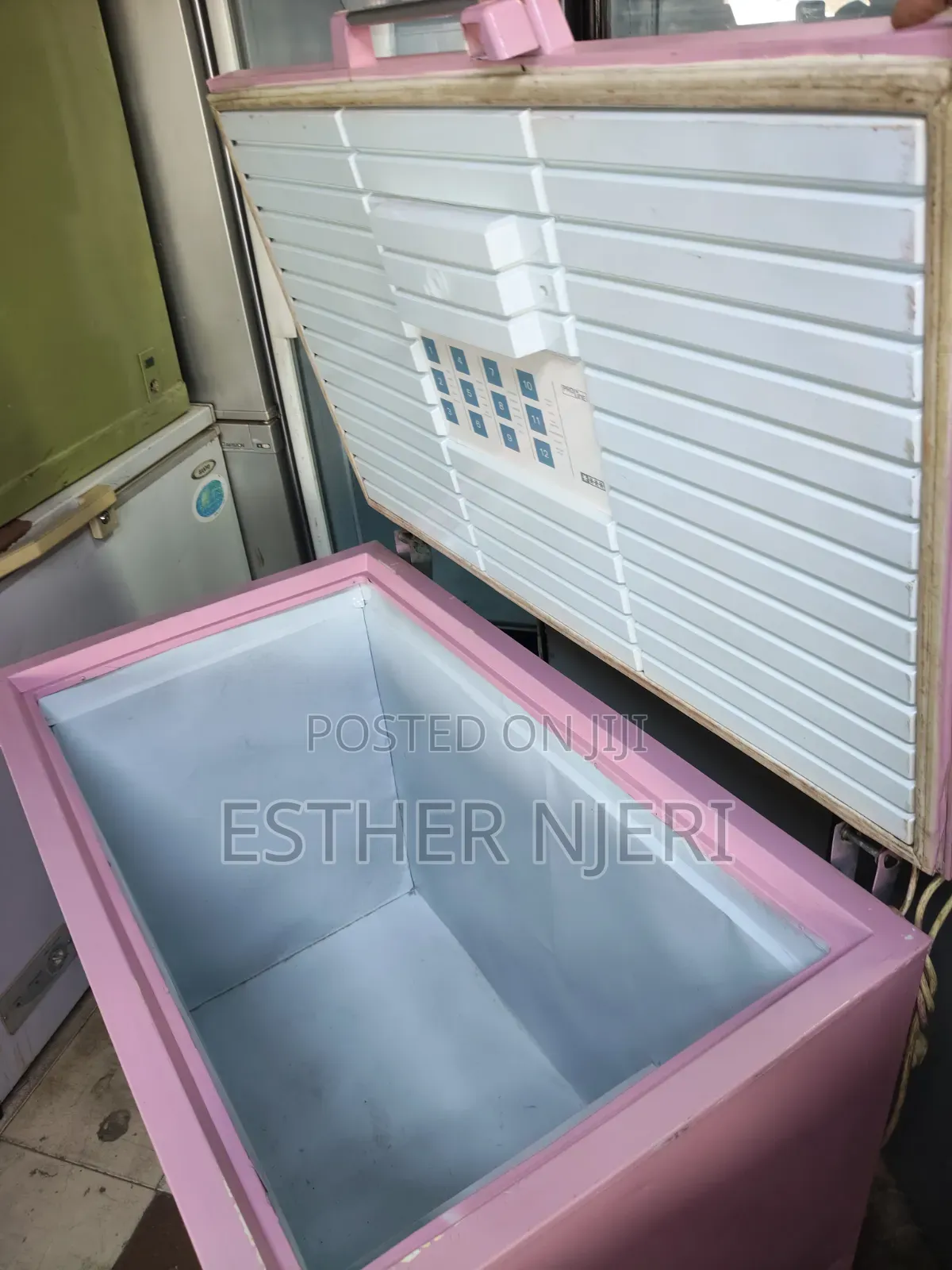 Ex UK Pink Deep Freezer