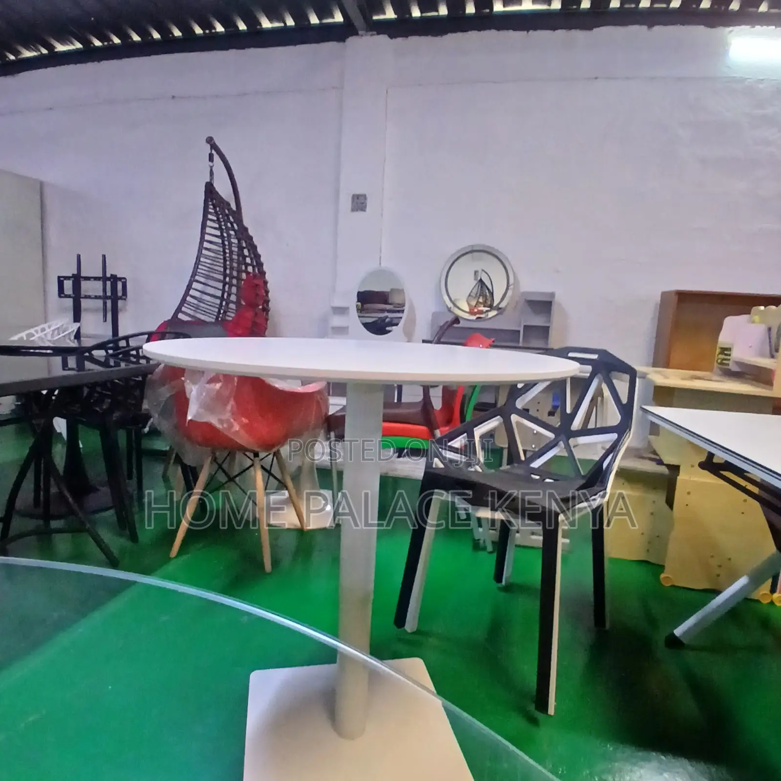 Dining Table: Dual Use Adjustable Round Table With Square Base