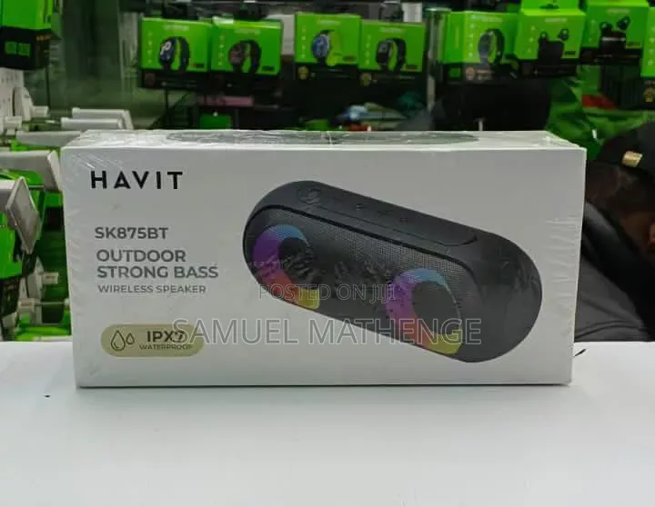 Outdoor Bluetooth Wireless Speaker – IPX7 Waterproof,Stereo Speaker