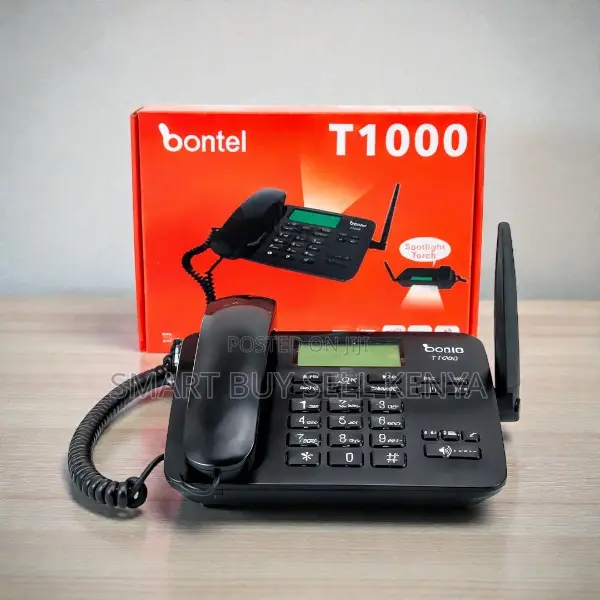 Stable Signal Dual Sim Bontel T1000 GSM Wireless Desktop Landline