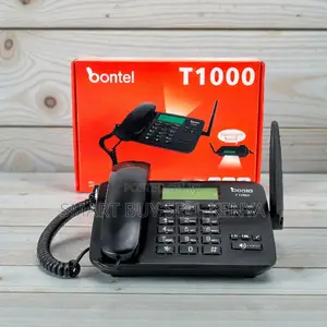 Dual Sim Noise Reduction Bontel T1000 GSM Fixed Desktop Phone