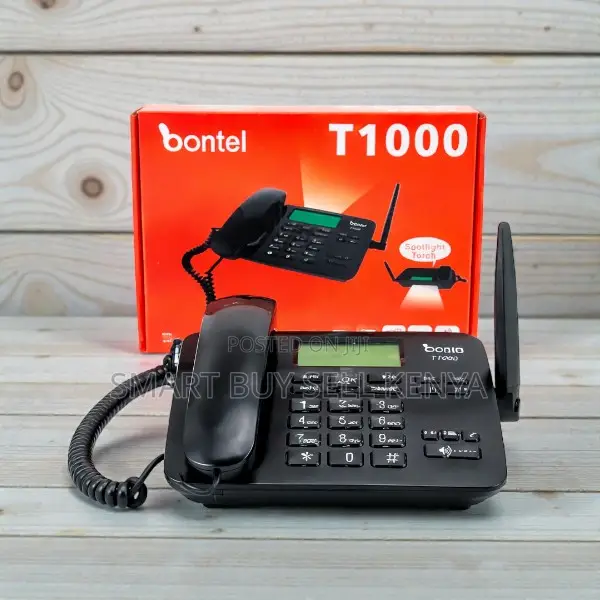Dual Sim Noise Reduction Bontel T1000 GSM Fixed Desktop Phone