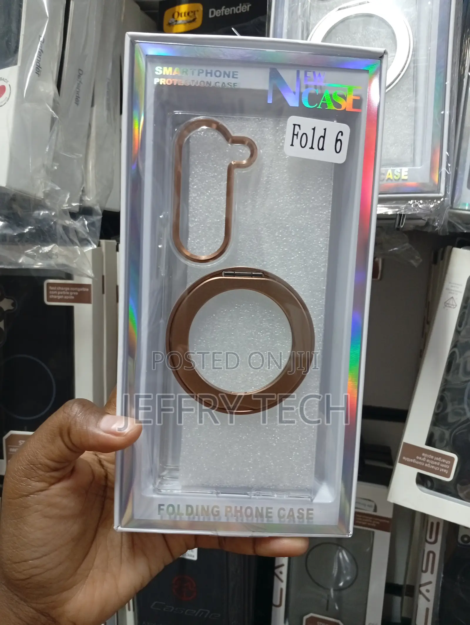 Samsung Galaxy Z Fold 6 Case With Ring Stand,