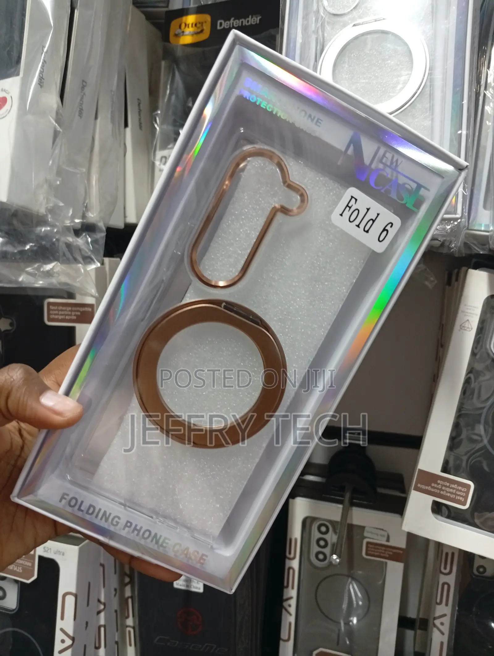 Samsung Galaxy Z Fold 6 Case With Ring Stand,